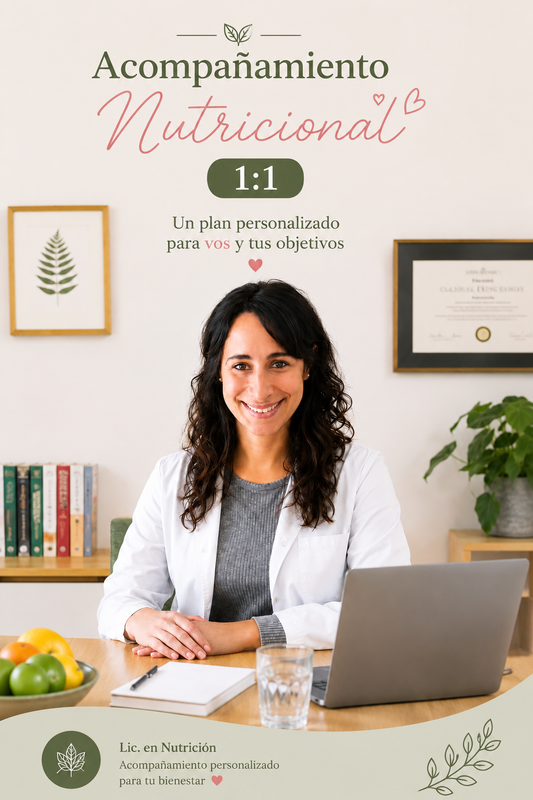 Acompañamiento Nutricional mensual 1:1